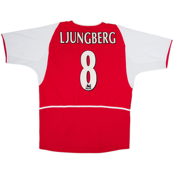 2002-04 Arsenal Home Shirt Ljungberg #8 - 8/10 - (L)