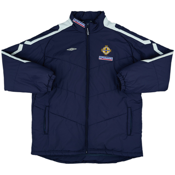 2008-10 Northern Ireland Umbro Padded Bench Coat - 8/10 - (XXL)