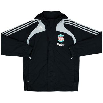 2008-09 Liverpool adidas Hooded Rain Jacket - 5/10 - (S)