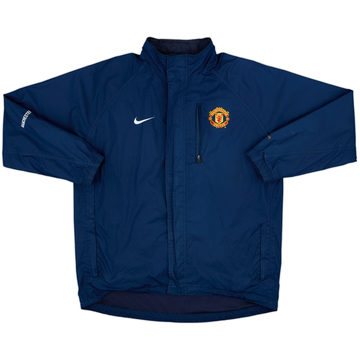 2005-06 Manchester United Nike Hooded Rain Jacket - 8/10 - (M)