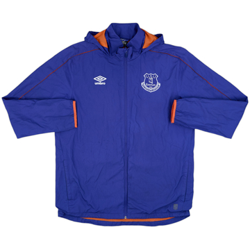 2016-17 Everton Umbro Hooded Rain Jacket - 5/10 - (L)