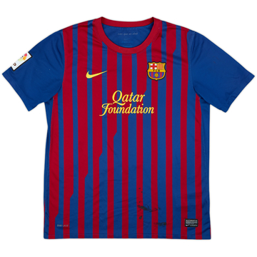 2011-12 Barcelona Home Shirt - 5/10 - (XL.Boys)