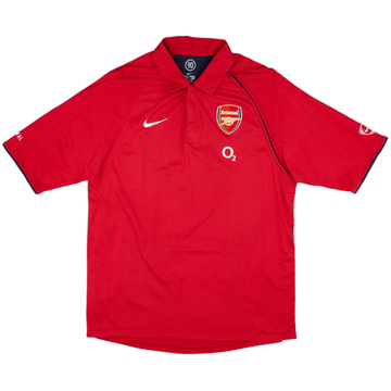 2004-05 Arsenal Nike Polo Shirt - 8/10 - (L)