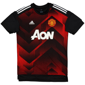 2017-18 Manchester United adidas Training Shirt - 9/10 - (M)
