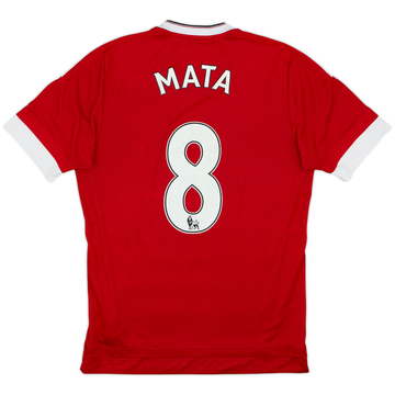 2015-16 Manchester United Home Shirt Mata #8 - 5/10 - (S)
