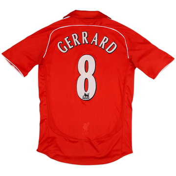2006-08 Liverpool Home Shirt Gerrard #8 - 5/10 - (S)