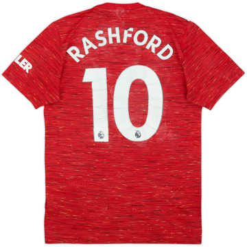 2020-21 Manchester United Home Shirt Rashford #10 - 4/10 - (S)