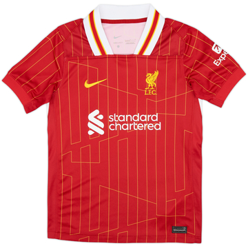 2024-25 Liverpool Home Shirt - 10/10 - (L.Boys)