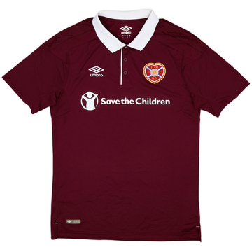 2017-18 Hearts Home Shirt - 9/10 - (L)
