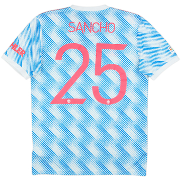 2021-22 Manchester United Away Shirt Sancho #25 - 8/10 - (M)
