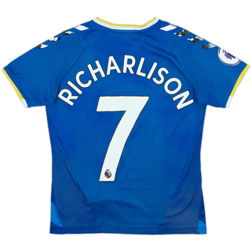 2021-22 Everton Home Shirt Richarlison #7 - 5/10 - (S.Boys)