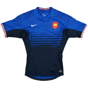 2011-12 France Rugby Player Issue Home Shirt - 8/10 - (M)