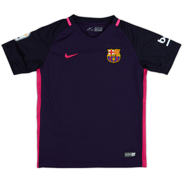 2016-17 Barcelona Away Shirt - 9/10 - (M.Boys)