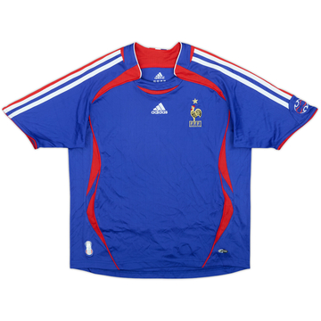 2006-07 France Home Shirt - 8/10 - (M.Boys)