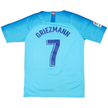 2018-19 Atletico Madrid Away Shirt Griezmann #7 - 5/10 - (XL.Boys)