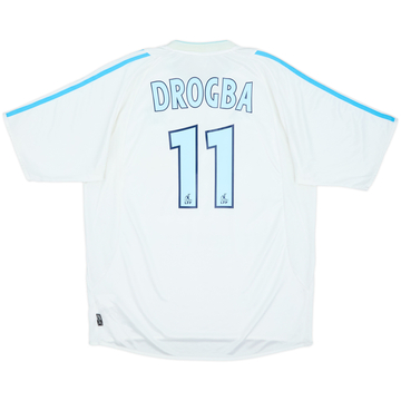 2003-04 Olympique Marseille Home Shirt Drogba #11 - 6/10 - (L)