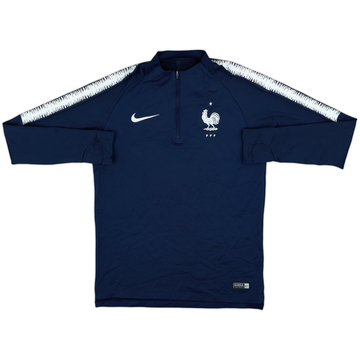 2018-19 France Nike 1/4 Zip Drill Top - 8/10 - (S)