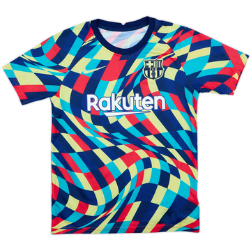 2021-22 Barcelona Nike Training Shirt - 9/10 - (M.Boys)