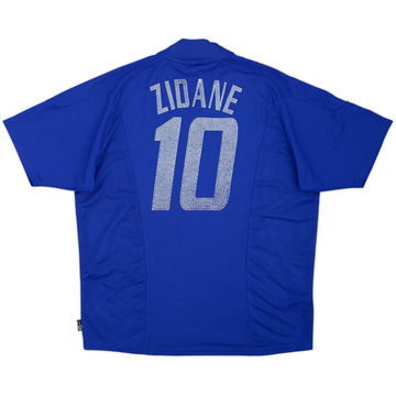 2002-04 France Home Shirt Zidane #10 - 3/10 - (XL)