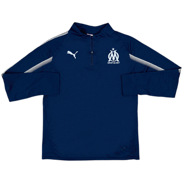 2018-19 Olympique Marseille Puma 1/4 Zip Drill Top - 5/10 - (M)