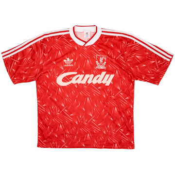 1989-91 Liverpool Home Shirt - 6/10 - (L)