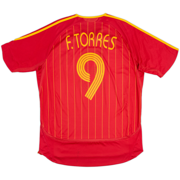 2006-08 Spain Home Shirt F.Torres #9 - 5/10 - (L)