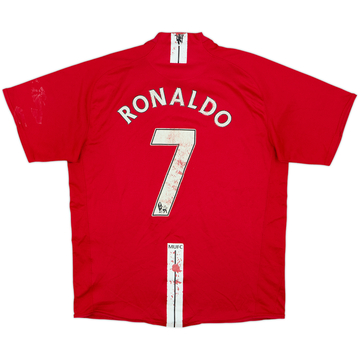 2007-09 Manchester United Home Shirt Ronaldo #7 - 4/10 - (L)