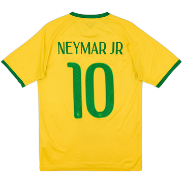 2014-15 Brazil Home Shirt Neymar Jr #10 - 5/10 - (S)