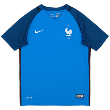 2016-17 France Home Shirt - 9/10 - (M.Boys)