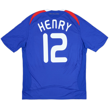 2007-08 France Home Shirt Henry #12 - 8/10 - (L)