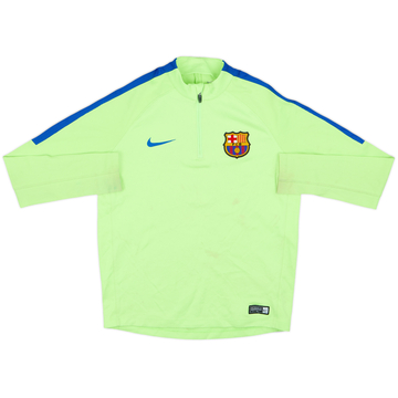 2017-18 Barcelona Nike 1/4 Zip Drill Top - 5/10 - (L.Boys)