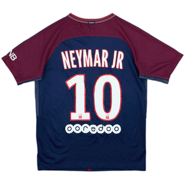2017-18 Paris Saint-Germain Home Shirt Neymar Jr #10 - 6/10 - (XL.Boys)