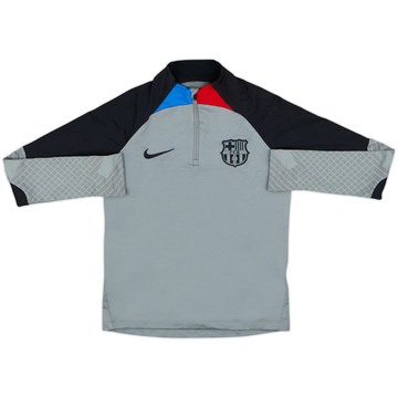 2022-23 Barcelona Nike 1/4 Zip Drill Top - 8/10 - (M.Boys)