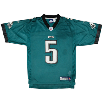 2007 Philadelphia Eagles McNabb #5 Reebok On Field Home Jersey - 8/10 - (M)