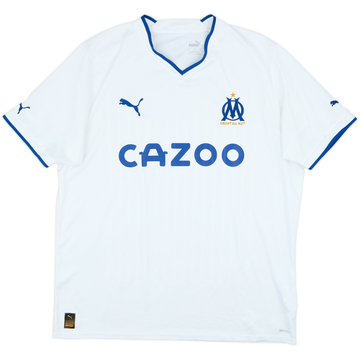 2022-23 Olympique Marseille Home Shirt - 8/10 - (XL)
