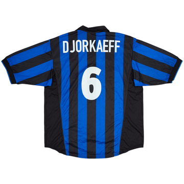 1998-99 Inter Milan Home Shirt Djorkaeff #6 - 6/10 - (L)