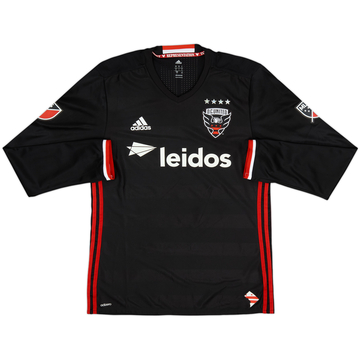 2016 DC United Authentic Home L/S Shirt - 9/10 - (L)