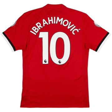 2017-18 Manchester United Home Shirt Ibrahimovic #10 - 8/10 - (S)