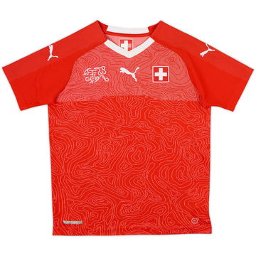 2018-20 Switzerland Home Shirt - 9/10 - (L.Boys)