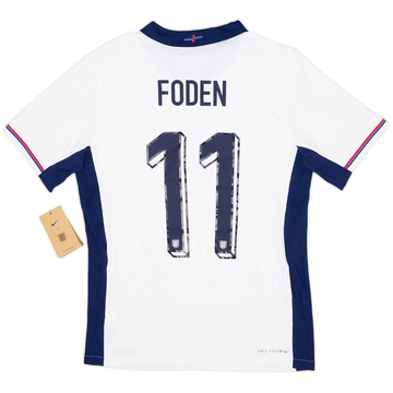 2024-25 England Authentic Home Shirt Foden #11 (S)