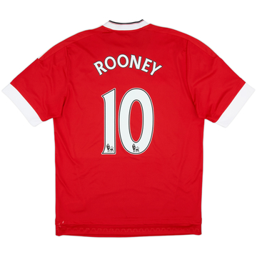 2015-16 Manchester United Home Shirt Rooney #10 - 10/10 - (M)