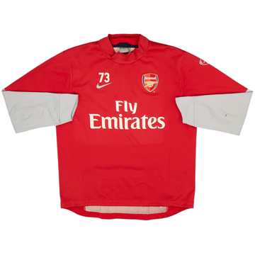 2009-10 Arsenal Player Issue Nike Drill Top #73 - 7/10 - (L)