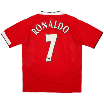 2004-06 Manchester United Home Shirt Ronaldo #7 - 8/10 - (S)