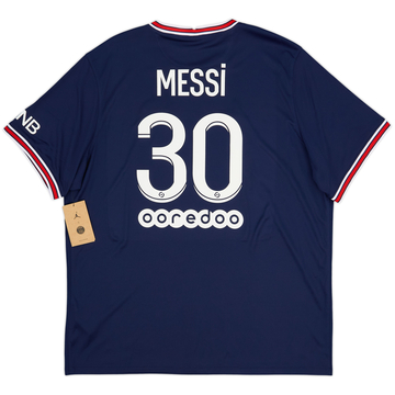 2021-22 Paris Saint-Germain Home Shirt Messi #30 (XXL)