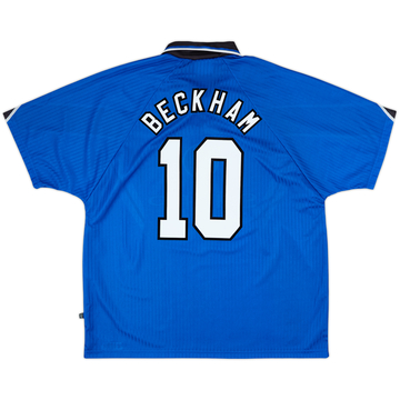 1996-98 Manchester United Third Shirt Beckham #10 - 8/10 - (XXL)