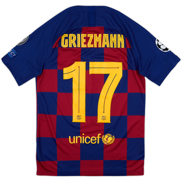 2019-20 Barcelona Home Shirt Griezmann #17 - 8/10 - (S)