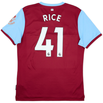 2019-20 West Ham Home Shirt Rice #41 - 8/10 - (L)