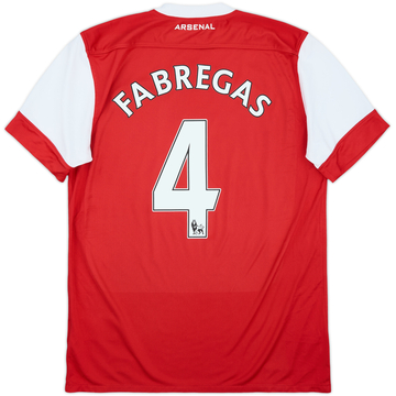 2010-11 Arsenal Home Shirt Fabregas #4 - 8/10 - (M)