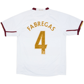 2007-08 Arsenal Away Shirt Fabregas #4 - 7/10 - (M)