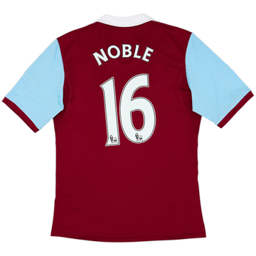 2013-14 West Ham Home Shirt Noble #16 - 8/10 - (M)